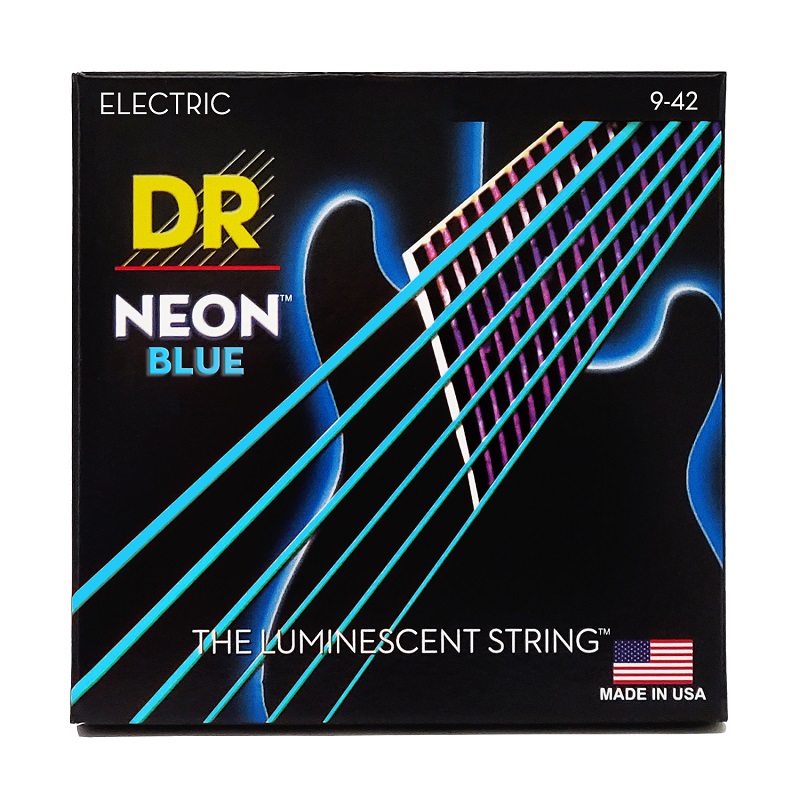 Набор струн DR Strings NEON Blue Electric - Light (9-42)